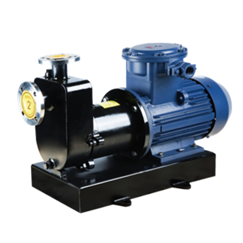 Self-priming magnetic pump series