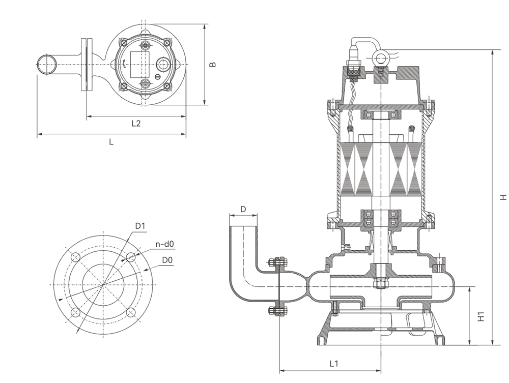 Stainless steel sewage submersible (3)